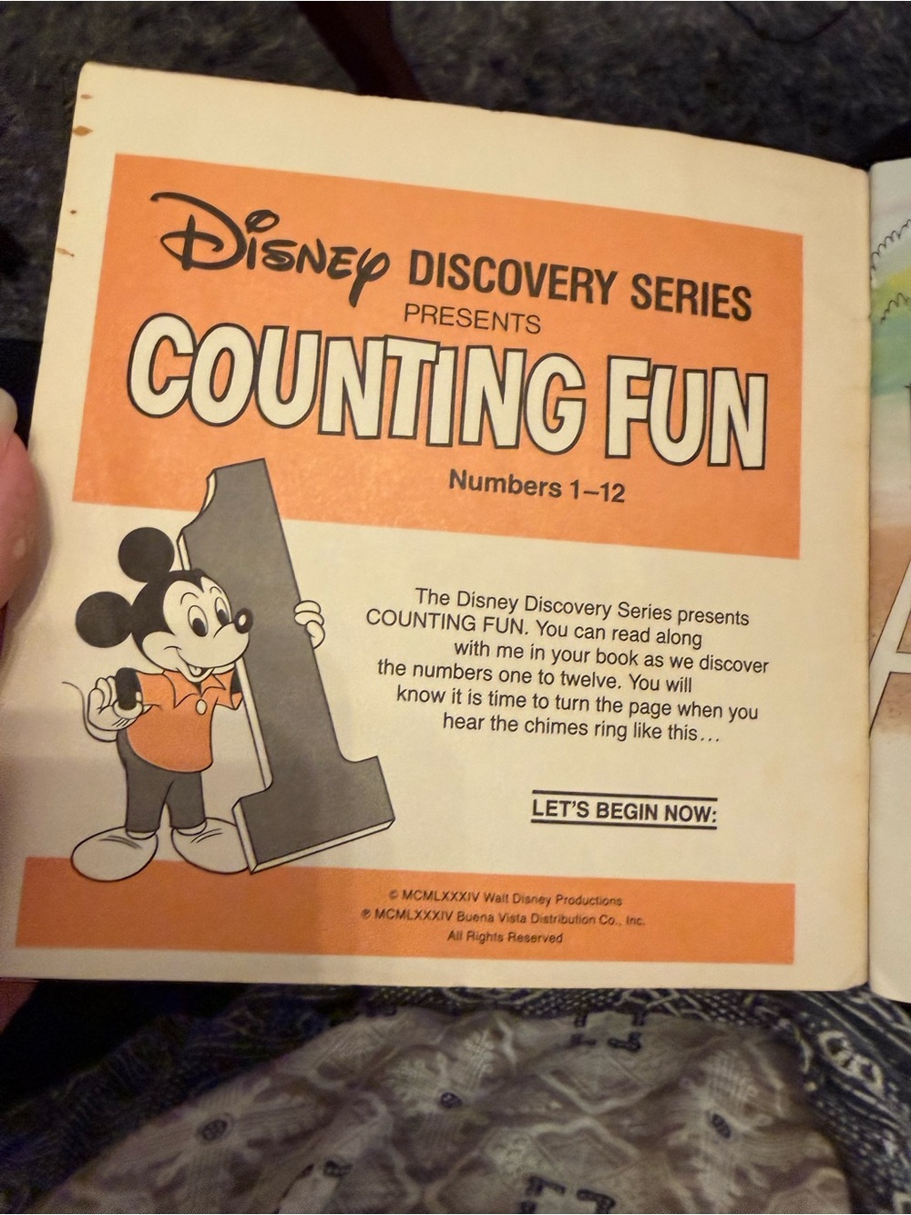 Disney Counting Fun Learning Paperback Book - Picture 5 of 12